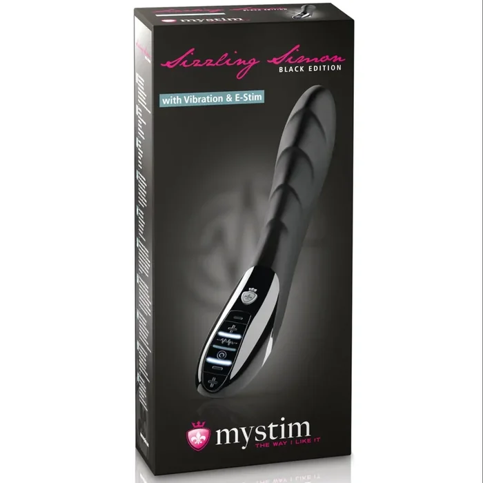 Sizzling Simon Black Edition E-Stim Vibrator
