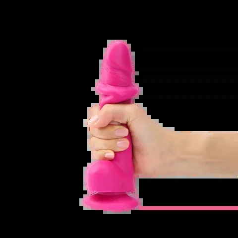 Sliding Skin Realistic Dildo with Balls 9″ by Strap-on-Me