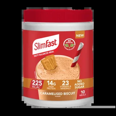 SlimFast Powder Caramelised Biscuit 10 Servings 365g