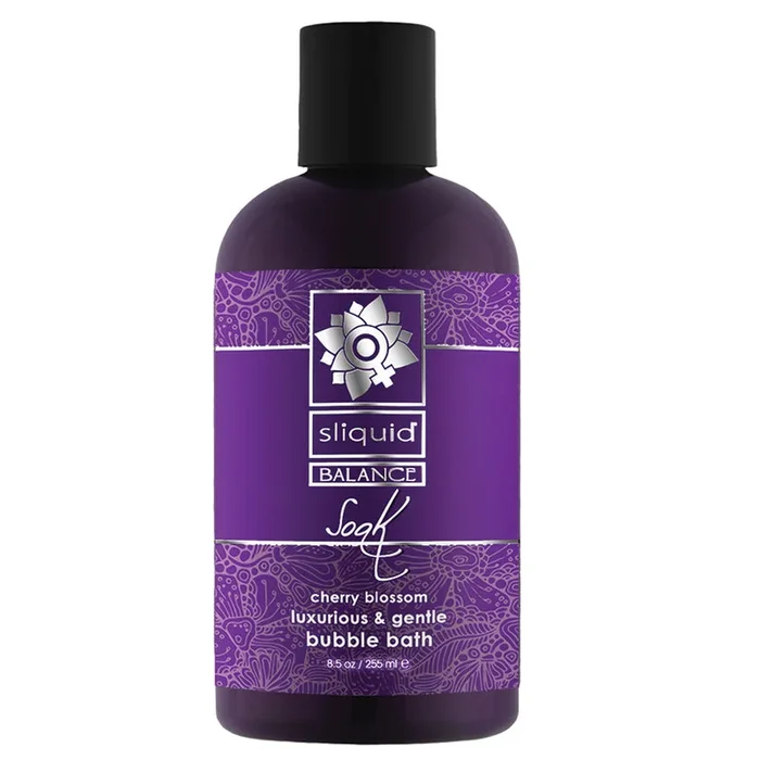 Sliquid Balance Soak Bubble Bath – Cherry Blossom 8.5oz