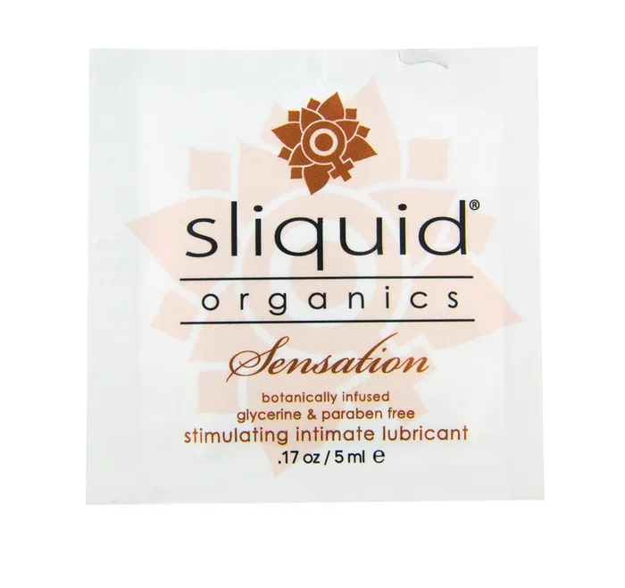 Sliquid Organics Sensation – 200 Count Case – .17 Oz./ 5ml Foils