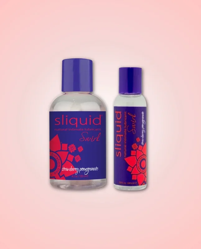 Sliquid Swirl Flavoured Lubricant Strawberry Pomegranate