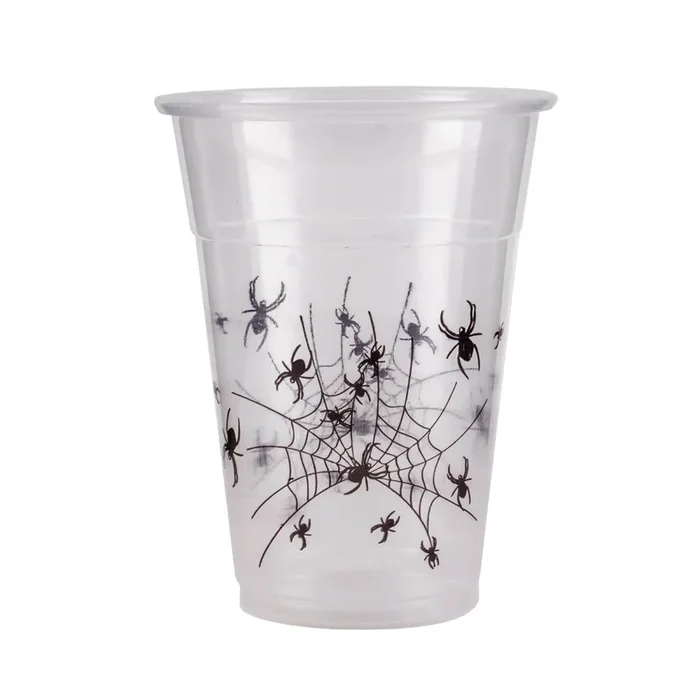 Soft Plastic Cups – Spiders 20 Ct. – 16 ounce