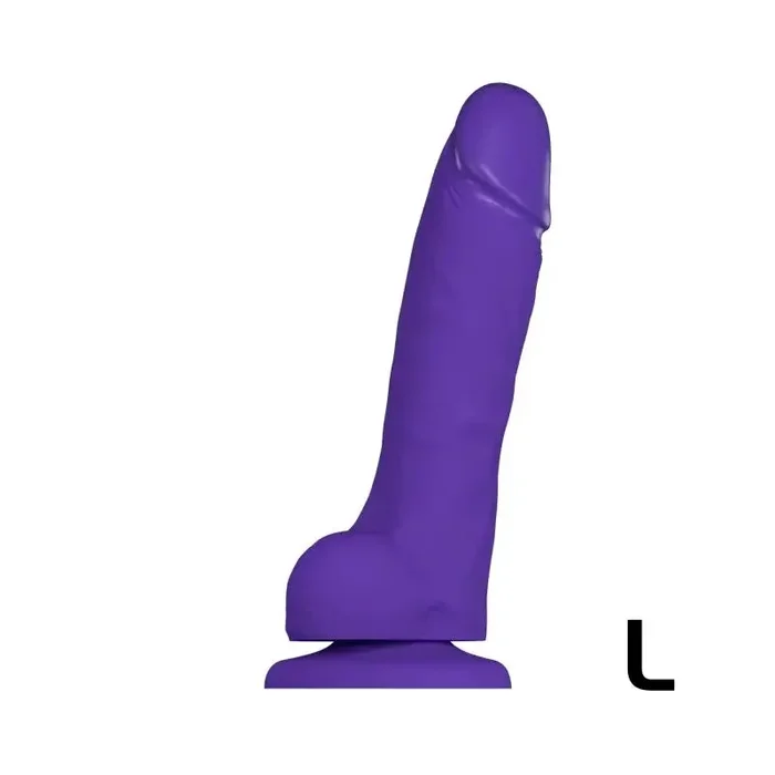 SOFT REALISTIC DILDO PURPLE – L