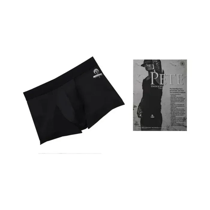 Spareparts Pete Trunks Nylon Packing Underwear Black Size Xl