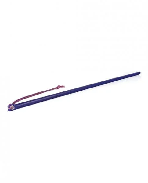 Spartacus 24″ Leather Wrapped Cane – Purple