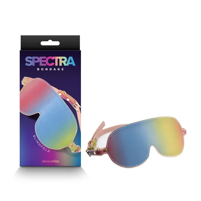 Spectra Bondage Blindfold – Rainbow – Rainbow Eye Restraint