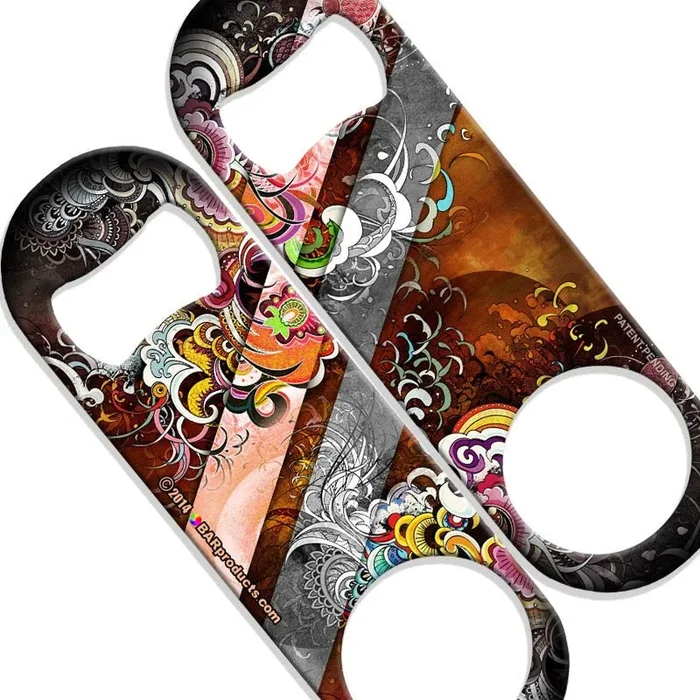Speed Bottle Opener – Medium Sized 5 inch – Funky Floral