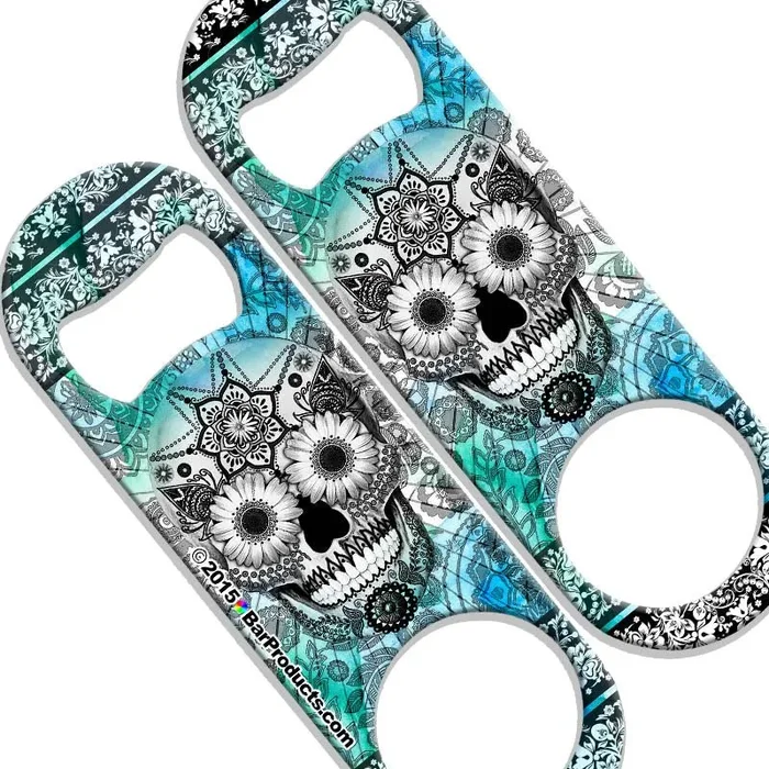 Speed Bottle Opener – Medium Sized 5 inch – Sugar Skulls