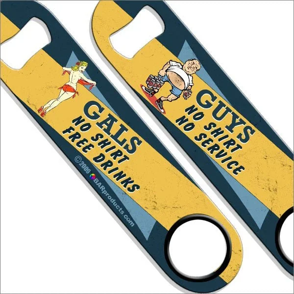 Speed Bottle Opener / Bar Key – No Shirt