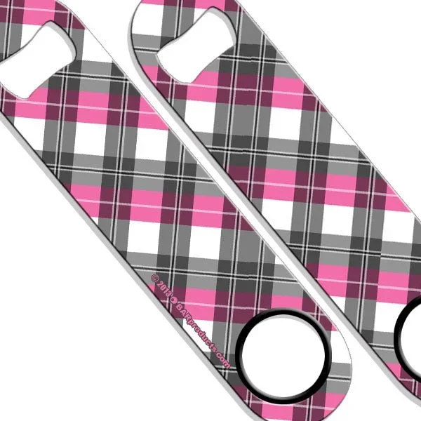 Speed Bottle Opener / Bar Key – Plaid Series