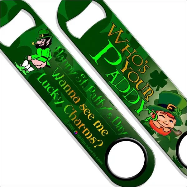 Speed Bottle Opener / Bar Key – Who’s Your Paddy?