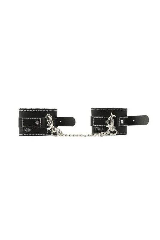 Sportsheets – Edge – Leather Wrist Restraints – Black