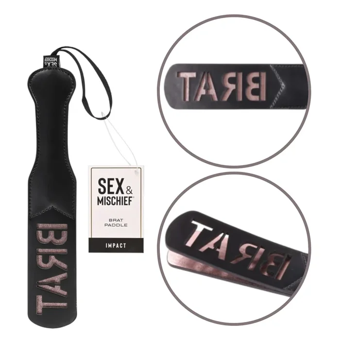 Sportsheets Bondage Gear High-quality Faux Leather Spanking Paddle