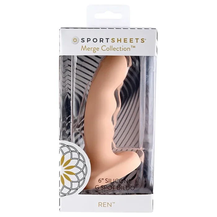 Sportsheets Merge Ren Silicone G-Spot Dildo – 6″