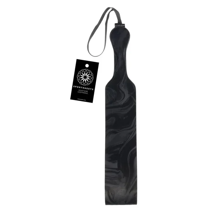 SPORTSHEETS Velvet Noir Loop Paddle – 42 cm Paddle