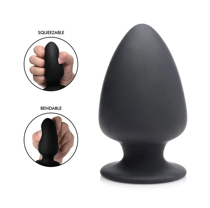 Squeezable Silicone Anal Plug – Medium
