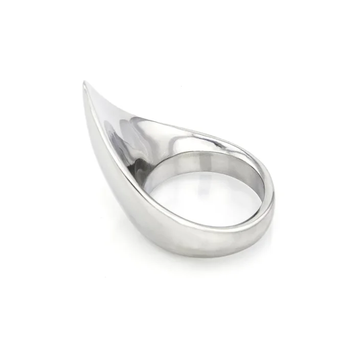 Stainless Steel Teardrop Cock Ring