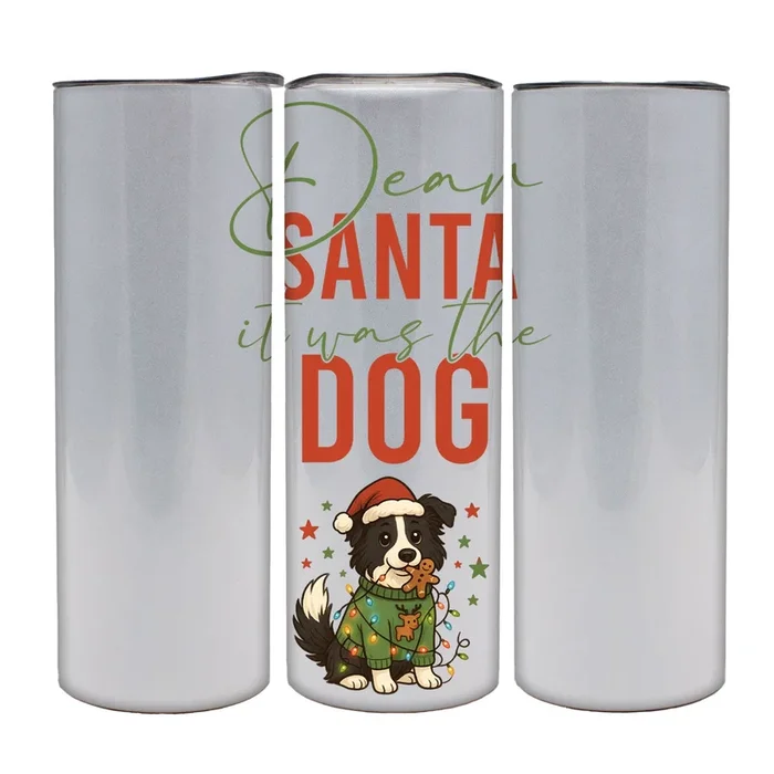 Stainless Steel Tumblers – Dear Santa, It Was The Dog