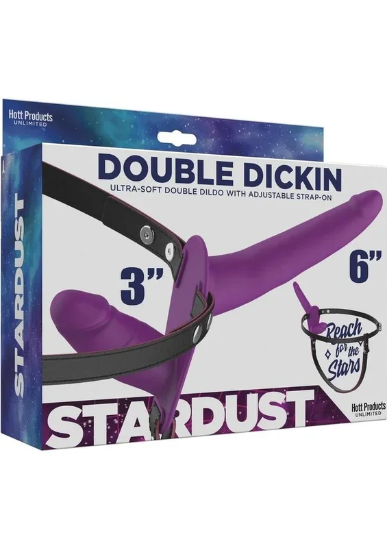 Stardust Double Dickin Silicone Double Dildo Strap-On