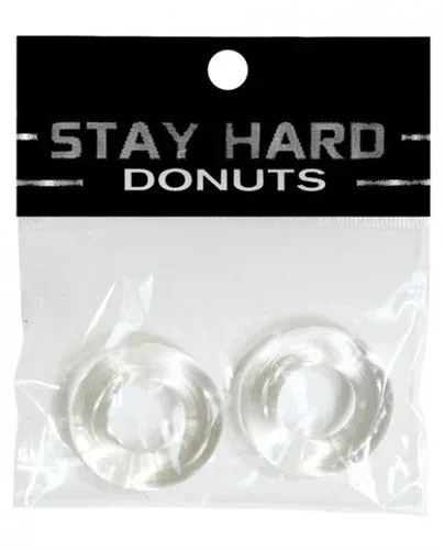 Stay Hard Donuts – 2 Pack – Clear