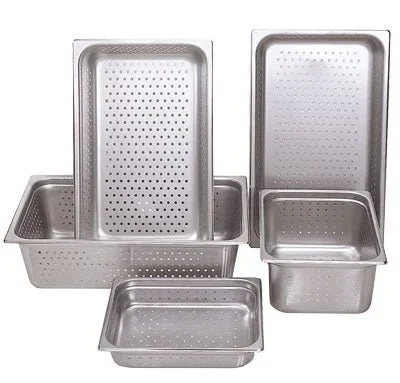 Steam Table Pans – 24 Gauge Anti-Jam – Perforated