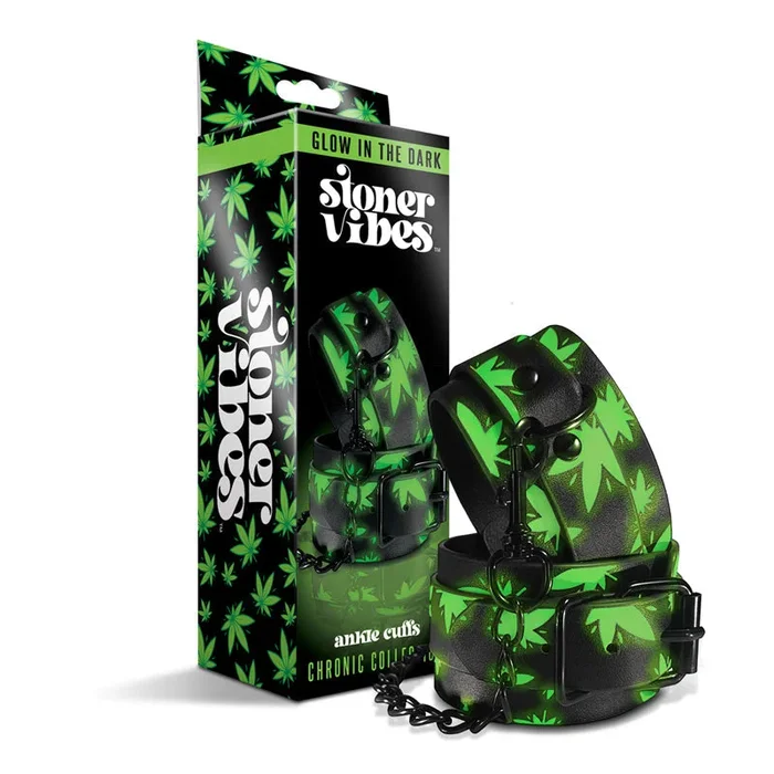 STONER VIBE CHRONIC COLLECTION GLOW IN THE DARK ANKLE CUFFS