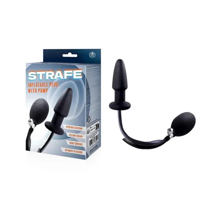 Strife Inflatable Butt Plug – Black
