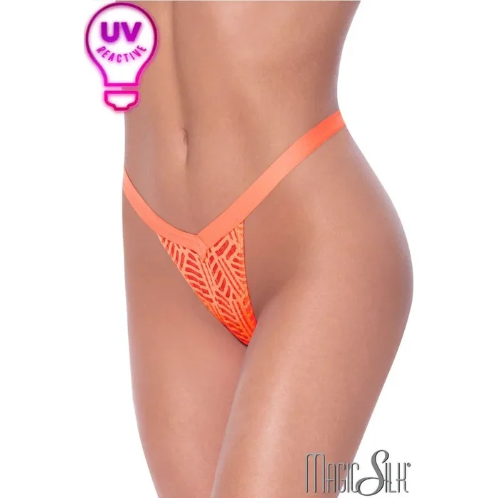 Striped Thong by Magic Silk
