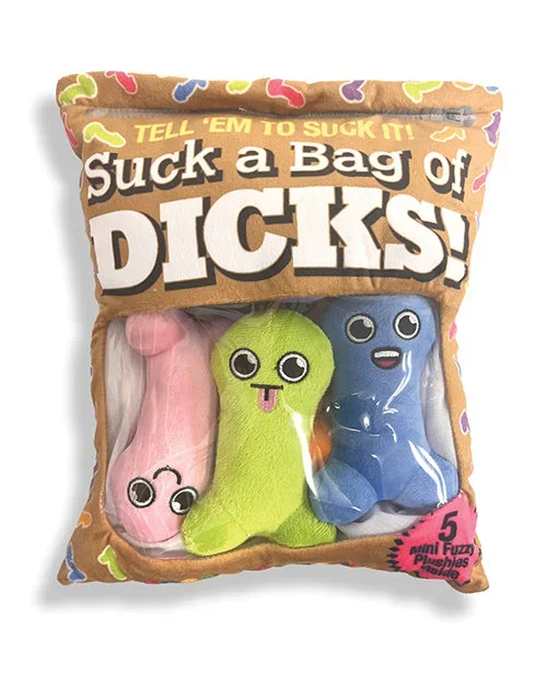 Suck A Bag of Dicks Plushy Pillows – Plush Bag of 5 Dicks