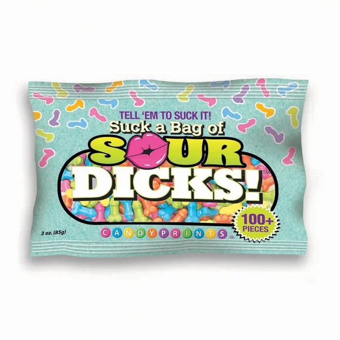 Suck A Bag Of Sour Dicks! – Novelty Pecker Lollies – 84 grams