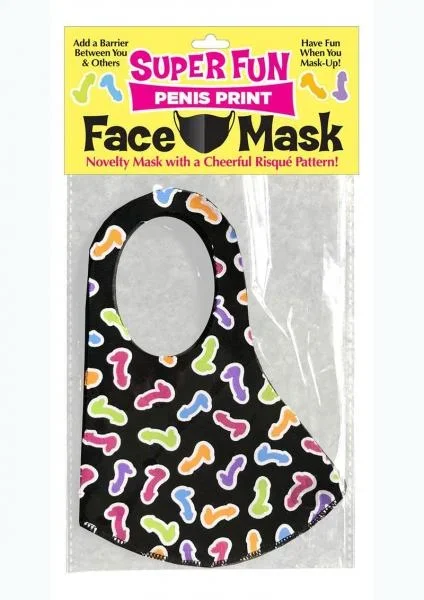 Super Fun Penis Print Mask