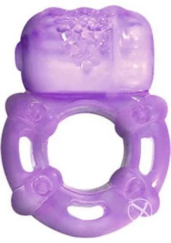 Super Stud Orgasmix Ring Pleasure Ring 3 Speed – Purple