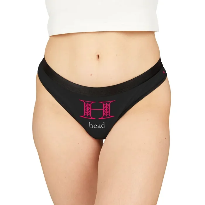 Surname Head | Mix & Match Women’s Fun-Flirty Lovers’ Thongs