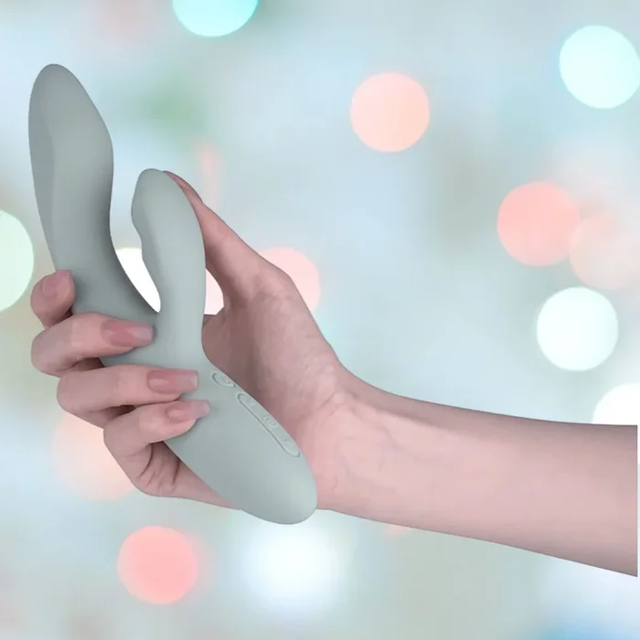 Svakom Chika Rabbit VIbrator App Controlled – Turquoise Grey