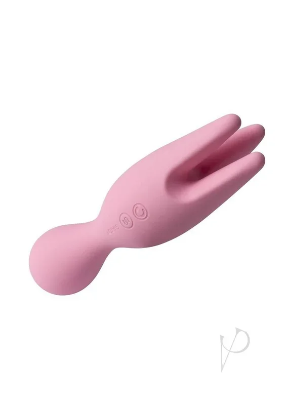 Svakom Nymph Soft Moving Nipples Clitoris Stimulator Rechargeable Waterproof Finger Vibrator Pink