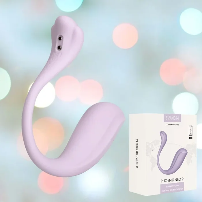 Svakom Phoenix Neo 2 Bullet VIbrator – Pastel Lilac