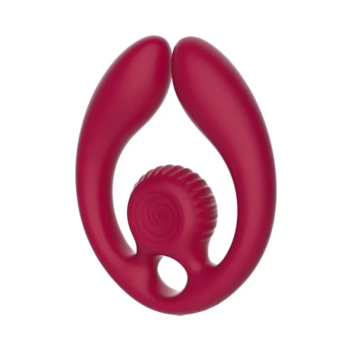 SVibe Snail GIZI Duo Couples Stimulator Burgundy