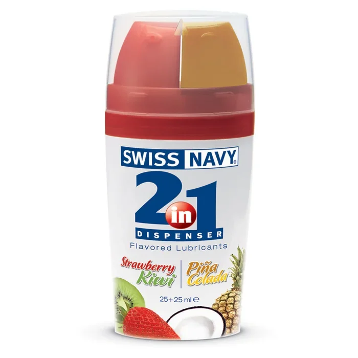 Swiss Navy 2in1 Premium Flavored Lube Strawberry Kiwi Pina Colada