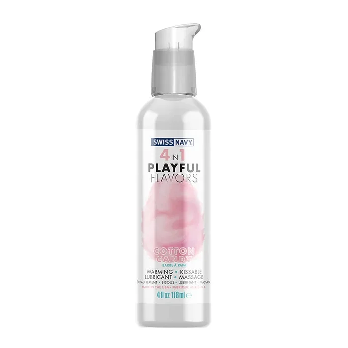 Swiss Navy 4 in 1 Massage & Lubricant Cotton Candy