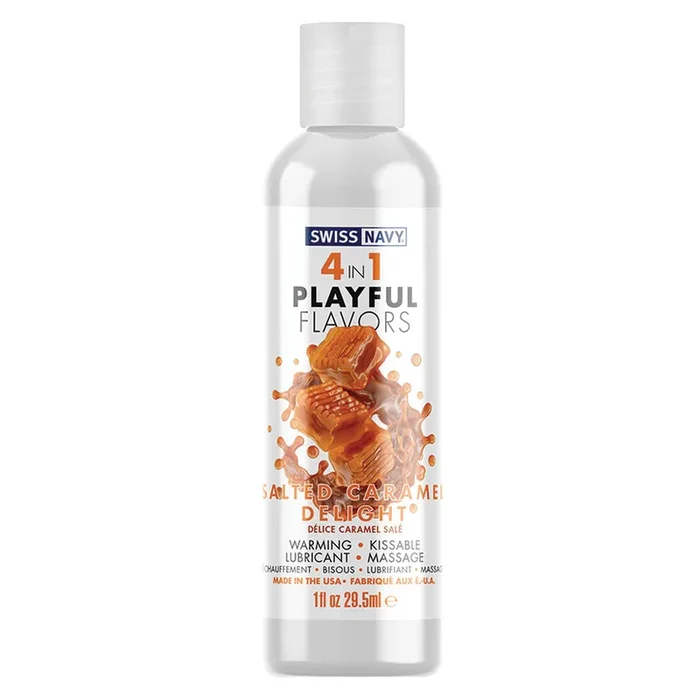 Swiss Navy 4 in 1 Playful Flavors – Salted Caramel 1oz