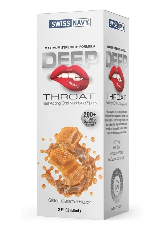 Swiss Navy Deep Throat Spray – Salted Caramel