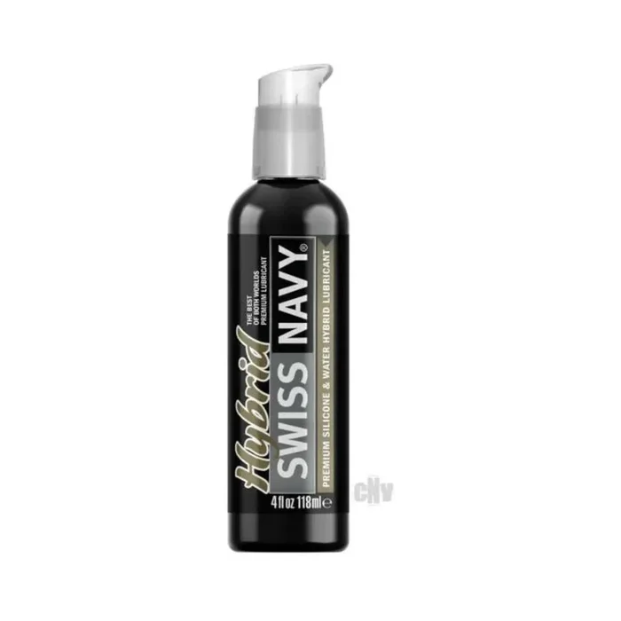 Swiss Navy Premium Hybrid Lubricant – 4 Oz Bottle