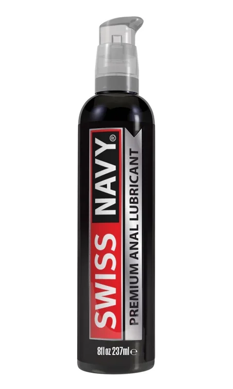 Swiss Navy Premium Silicone Anal Lubricant – 8 Oz.