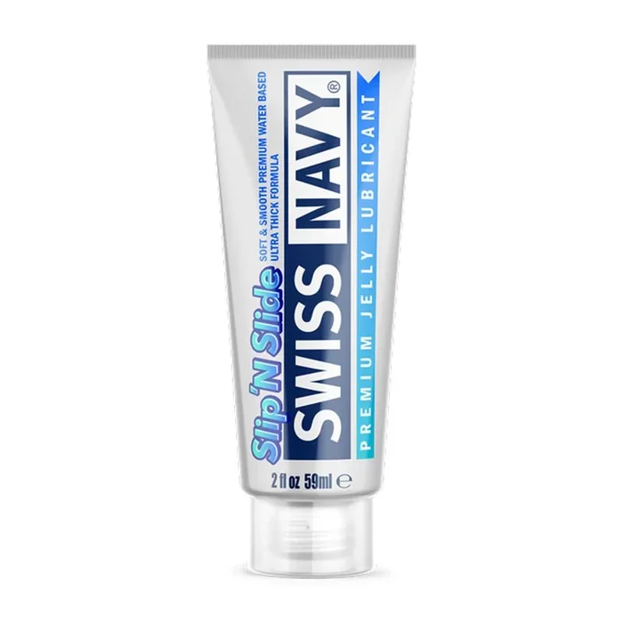 Swiss Navy Slip N Slide – Premium Jelly Lubricant – 2 Fl. Oz.