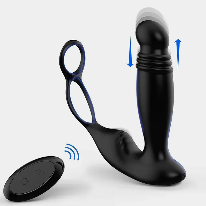 Talos – 10 vibrating 3 thrusting remote control anal vibrator
