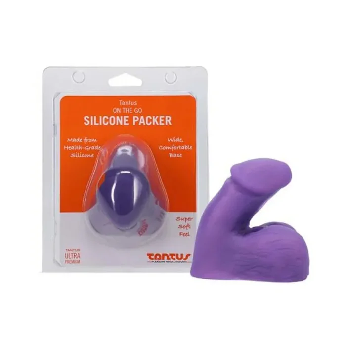 Tantus On The Go Silicone Packer Amethyst (clamshell)