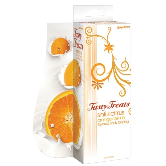 Tasty Treats Sinful Citrus Orange Cremm Flavored Body Topping