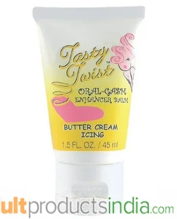 Tasty Twist Oral-Gasm Enhancer Balm – Buttercream Icing