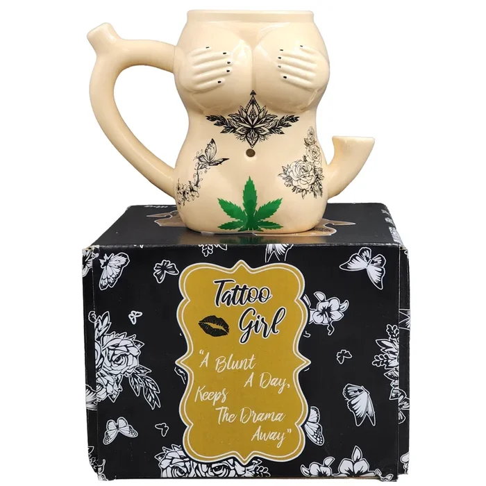 Tattoo Girl Pipe Mug